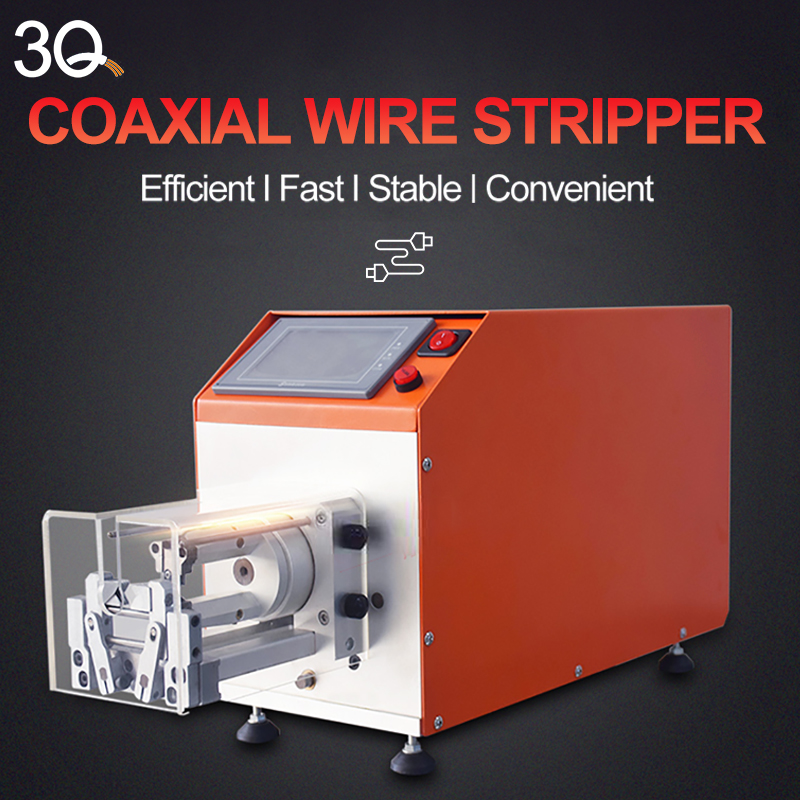 Máquina peladora de cables coaxiales